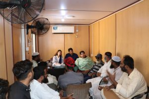 کورنگی نیبر کامیٹی کہ ممبران سے 2 اکتوبر، 2019ع کو  ابتدائی میٹنگ منعقد ہوئی، جس میں نیبر کامیٹی بنانے پر باہمی مشورہ کیا گیا۔