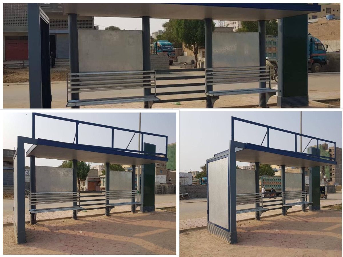 Newly Constructed Bus Stops